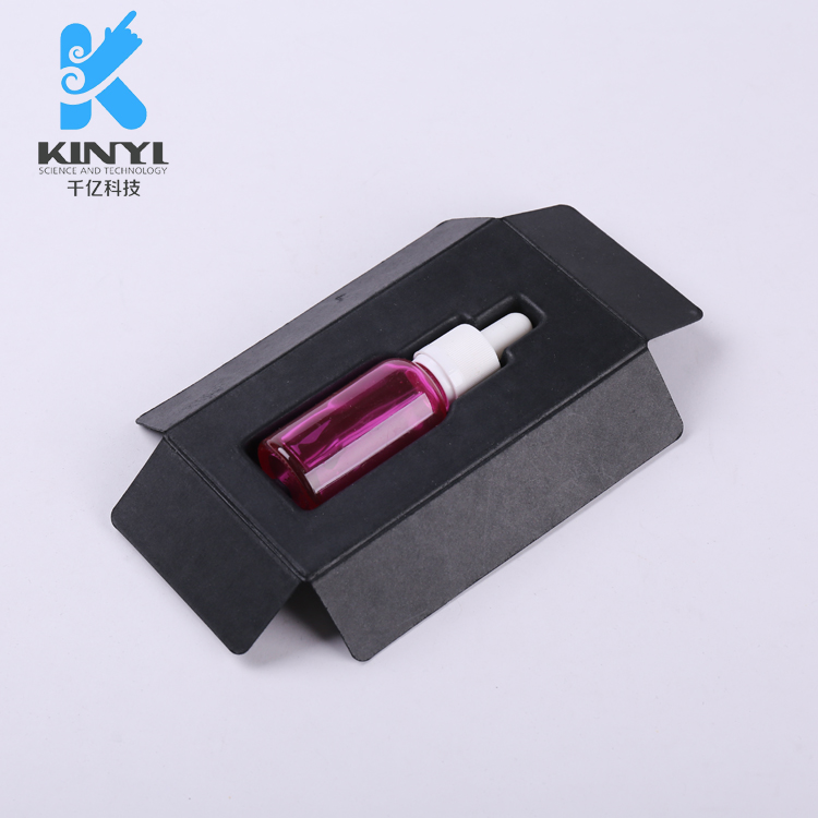 黑色纸浆精油瓶包装