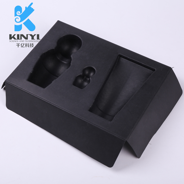 黑色湿压洗面奶纸托包装